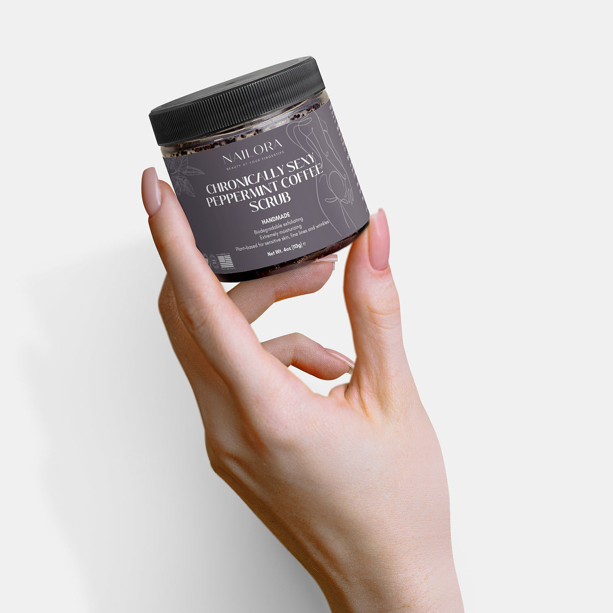 Peppermint Coffee Scrub - CHRONICALLY SEXY from NAILORA