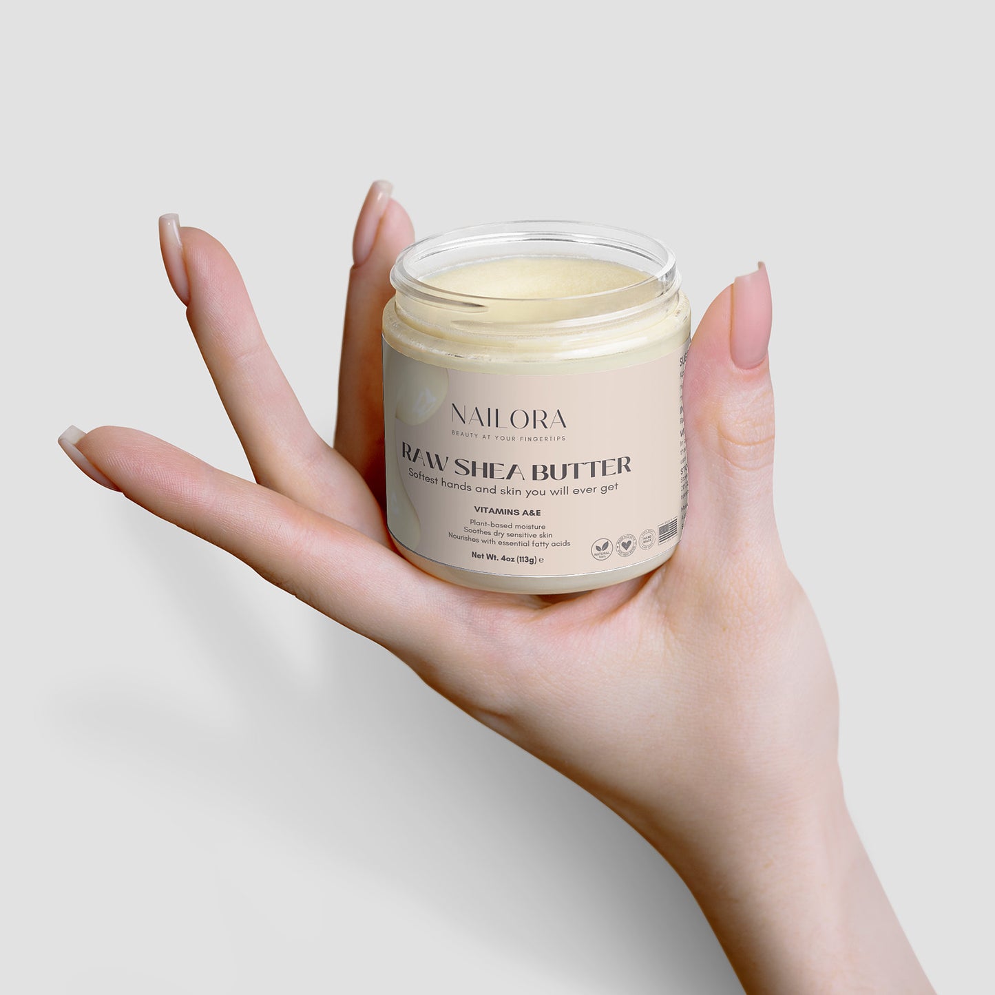 Raw Shea Butter - Softest hands and skin from NAILORA