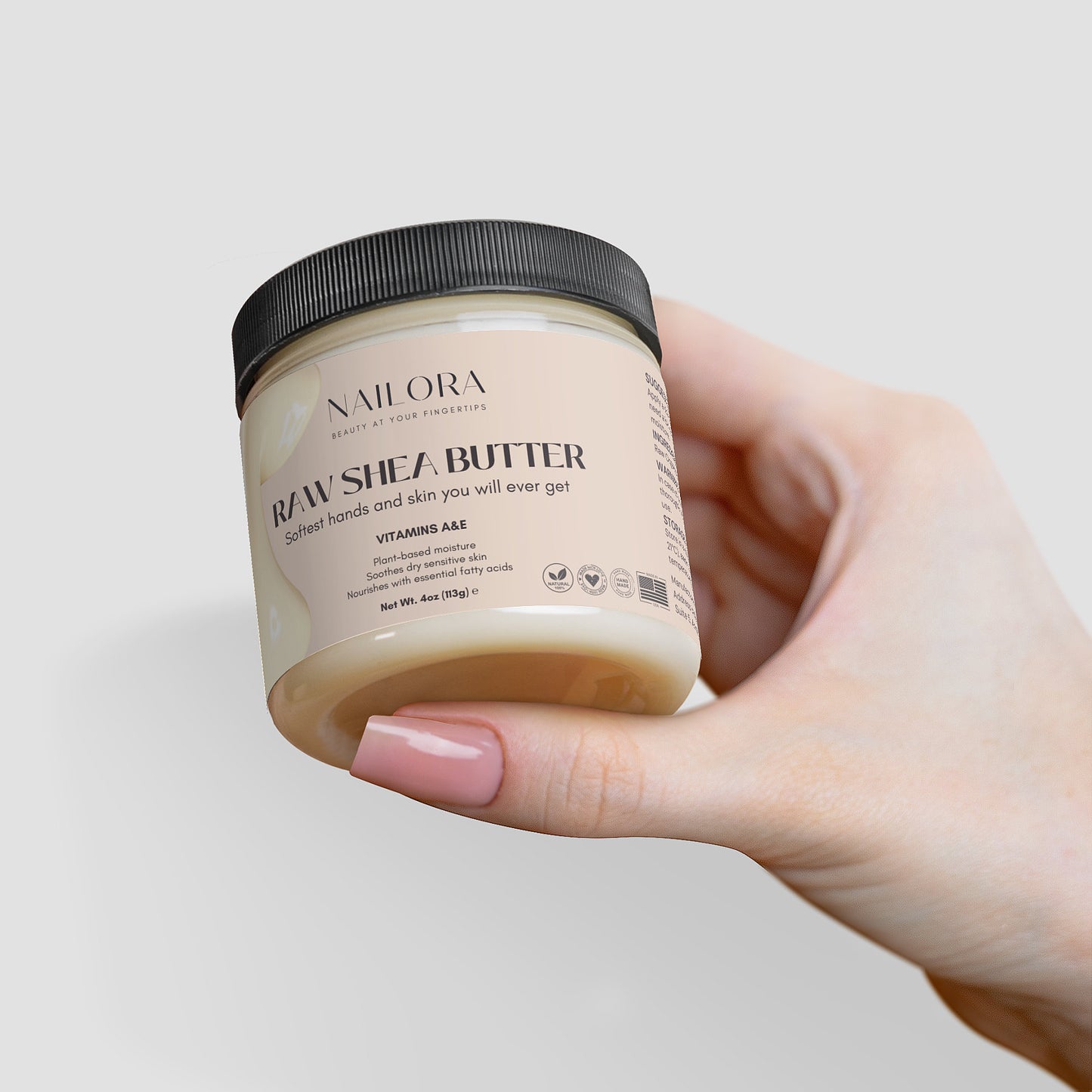 Raw Shea Butter - Softest hands and skin from NAILORA