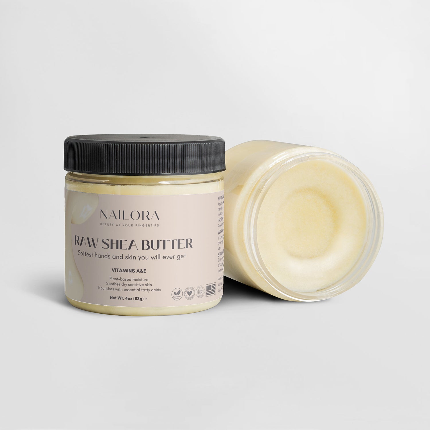 Raw Shea Butter - Softest hands and skin from NAILORA