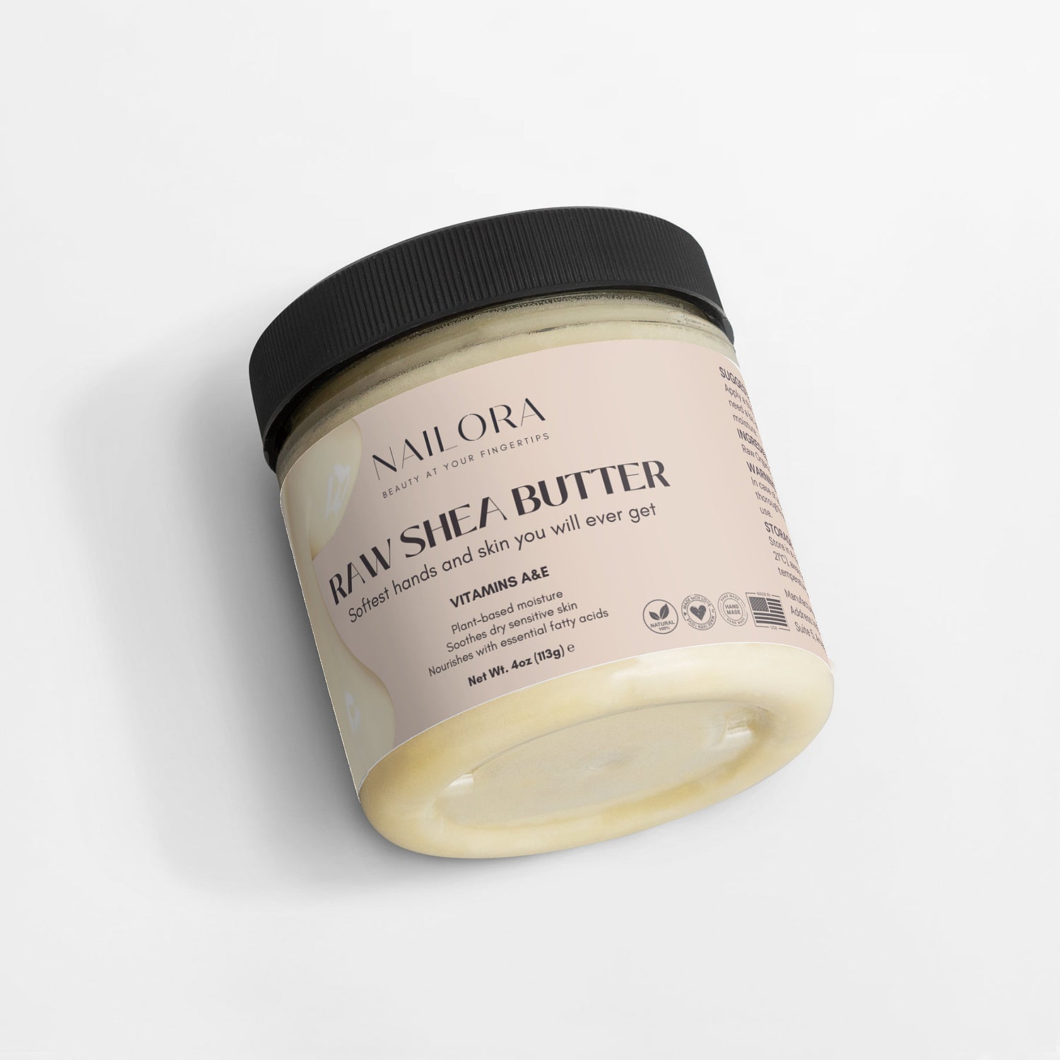 Raw Shea Butter - Softest hands and skin from NAILORA